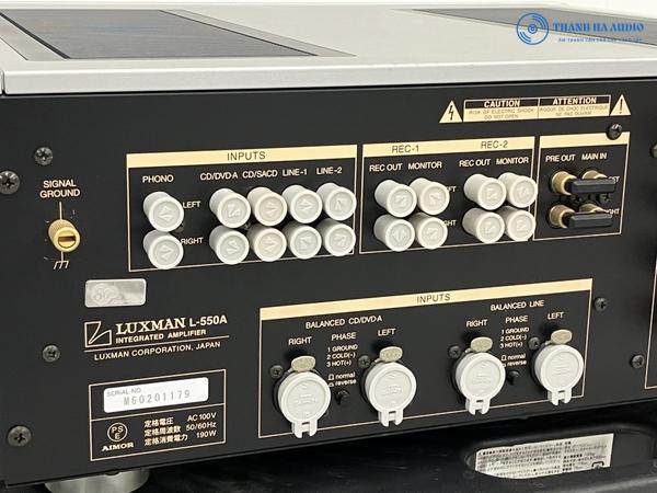 Luxman L-550A dau vao