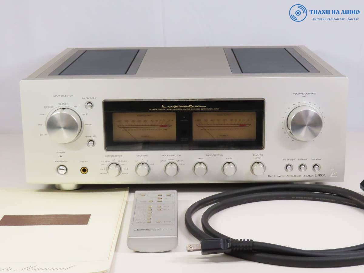 Luxman L550A mat truoc