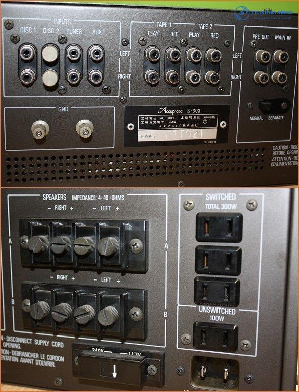 Accuphase E303 mat sau chi tiet